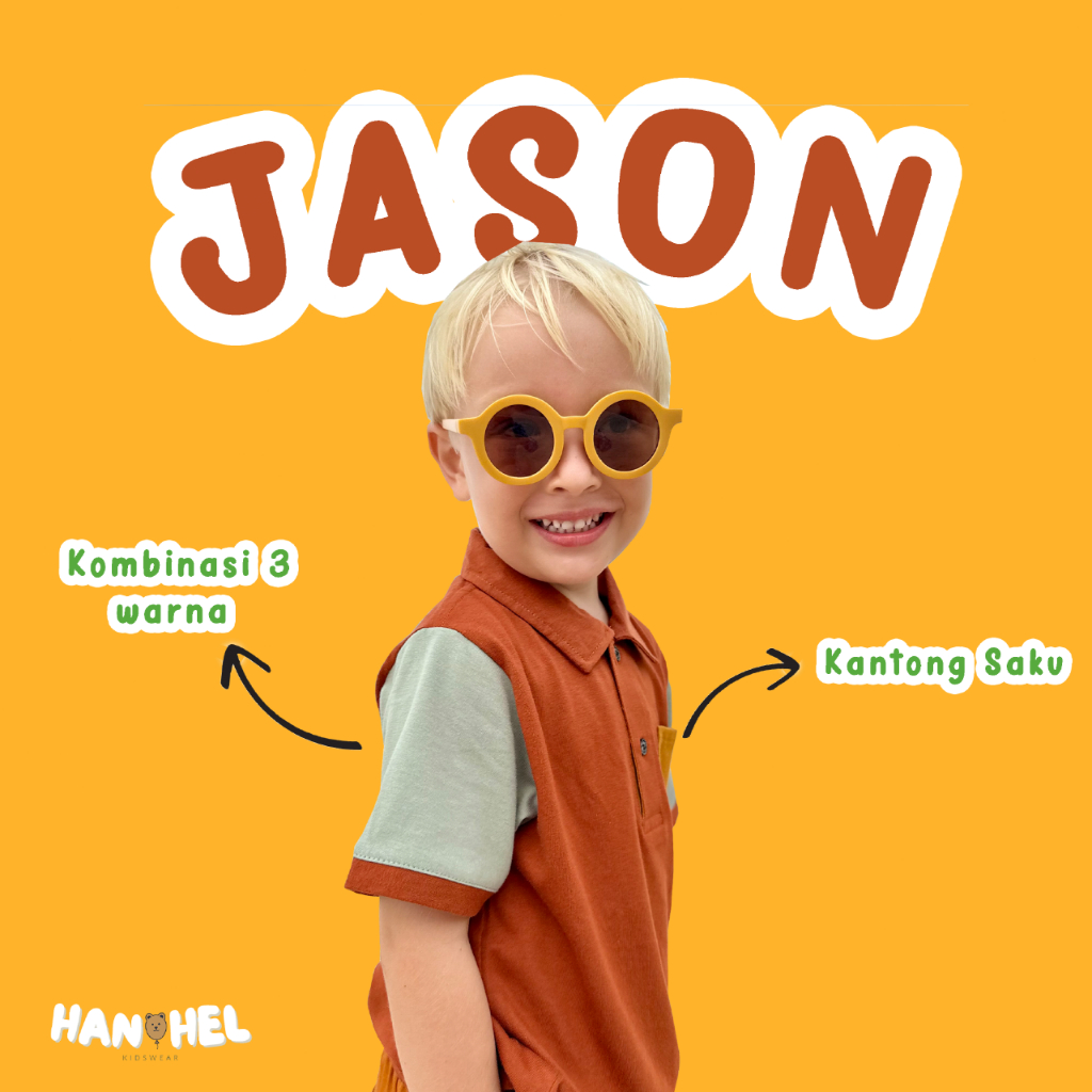 เสื้อโปโลเด็กชายคอปก 2-10 ปี รุ่น JASON by HANHEL