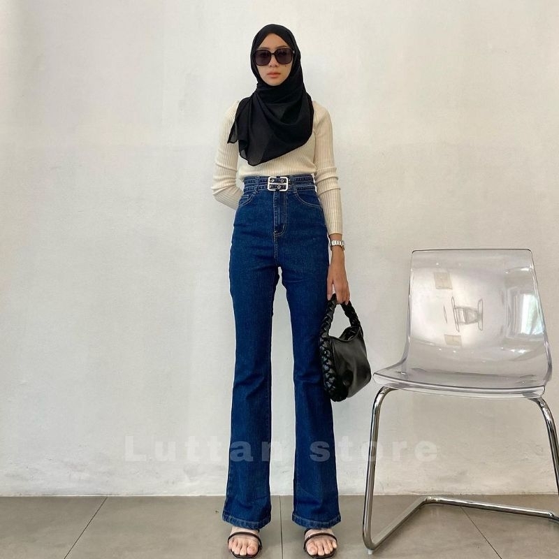 กางเกงยีนส์ Izumi Cutbray