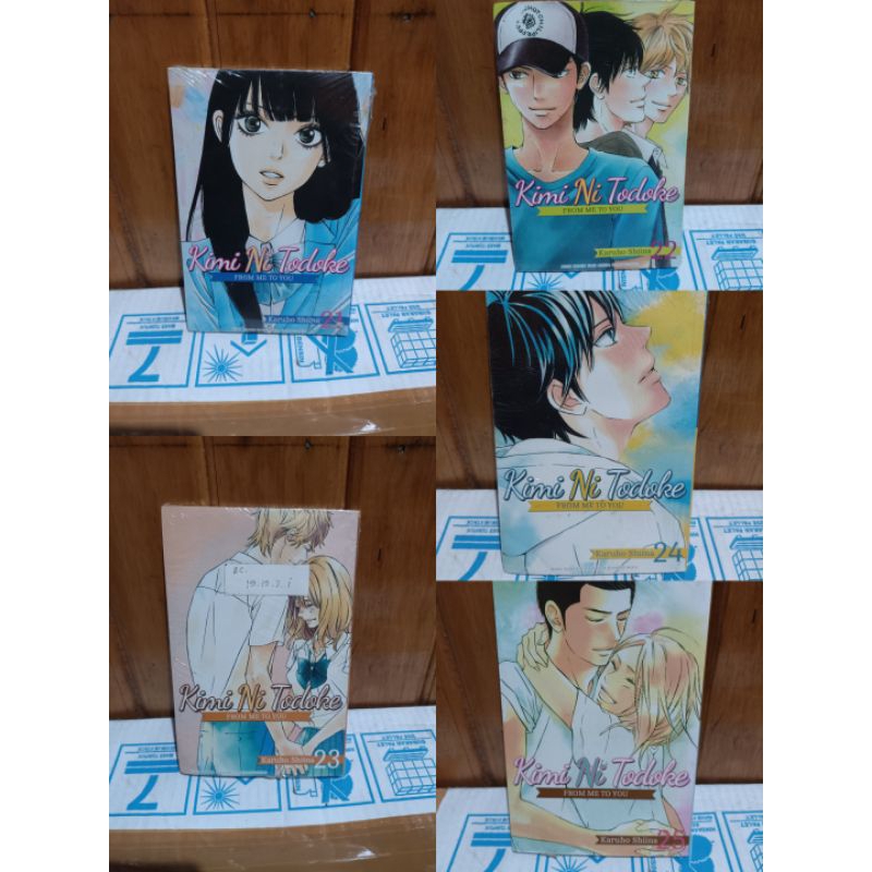 Kimi ni todoke comic 21,22,23,24,25 ซีล / Kimi ni todoke comic vol 21,22,23,24,25 ซีล