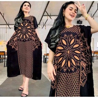 Daster Lowo LD 120 Jumbo Cabutan Daster Busui Remaja Kekinian Terbaru Wanita Rayon Kalong Kelelawar