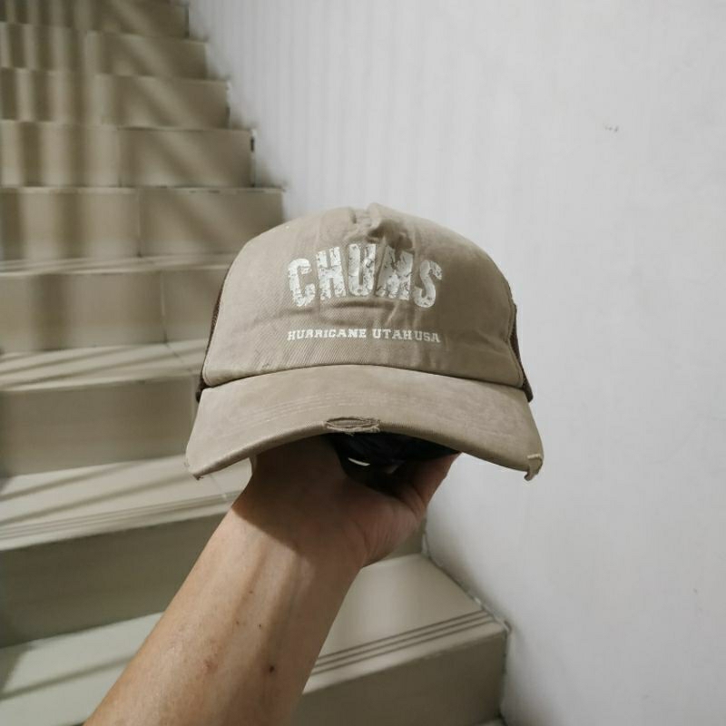 หมวกกลางแจ้ง สําหรับผู้ชาย / CHUMS TRUCKER / หมวก MOTIF "ล่าสุด"