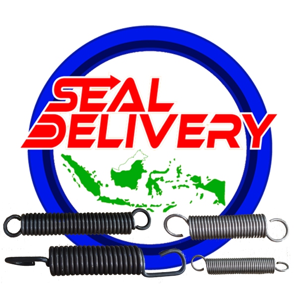 สปริงดึงลวดเหล็ก 1.5 มม. OD 16 มม. LT 450 มม