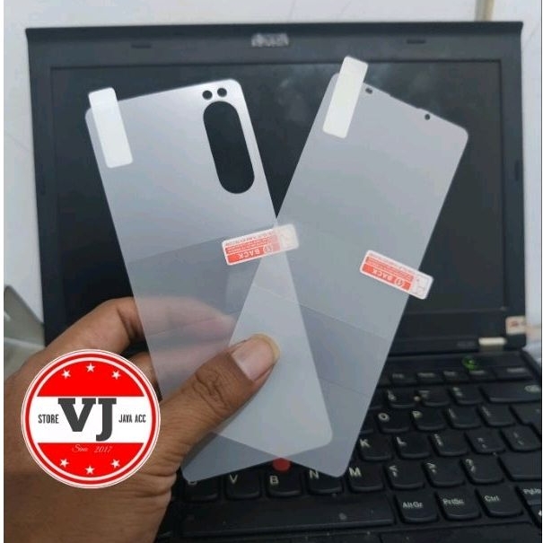 HYDROGEL Matte ด้านหน้าด้านหลัง Sony Xperia 5 Mark II Anti-Scratch 5ii