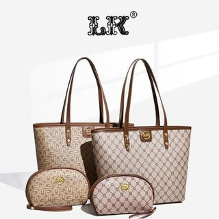 TGJ007LK ToteBag Import 2IN1 Dompet Tas Tangan Wanita Kualitas Premium Tas Kerja Wanita