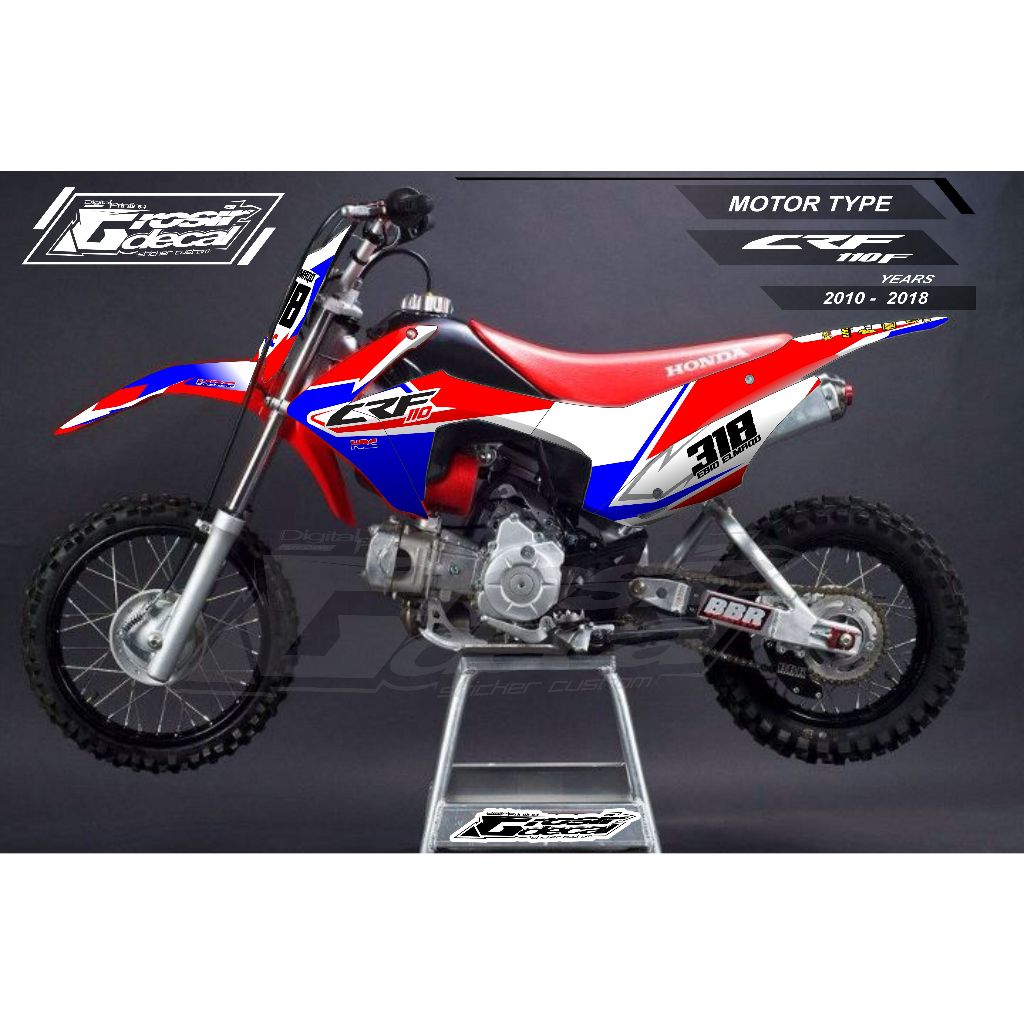 สติ๊กเกอร์ Decal Sticker Mini Trail CRF 110 Full body Free Request