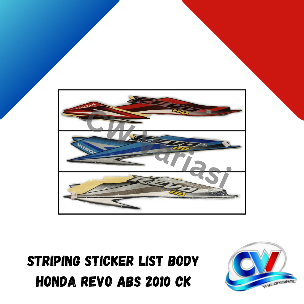 สติกเกอร์ CK สําหรับติดตกแต่งรถยนต์ Honda Revo Absolute 2010ck