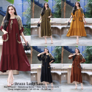 DASTER ANDIN ARAB SIZUKA || BAHAN RAYON SUPER GRADE A ORI || MODEL KANCING DEPAN BUSUI BUMIL LD 120