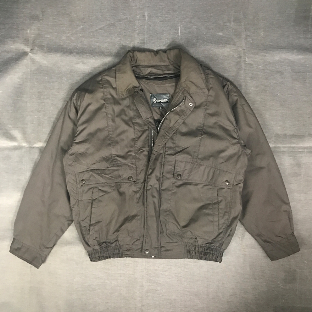 Vintage Harrington Jacket Boxy Cut by Gleeman Charcoal