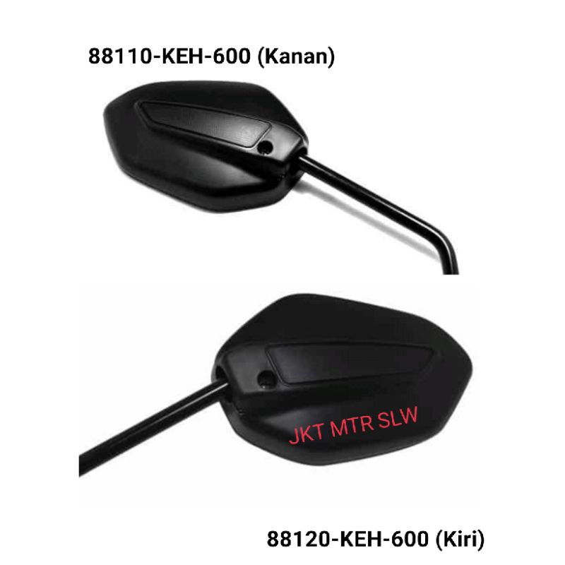 88110-KEH-600(R) ; 88120-KEH-600(L) กระจกมอเตอร์ไซค์ CRF 150, CB 150 Verza, mega pro F1 Original