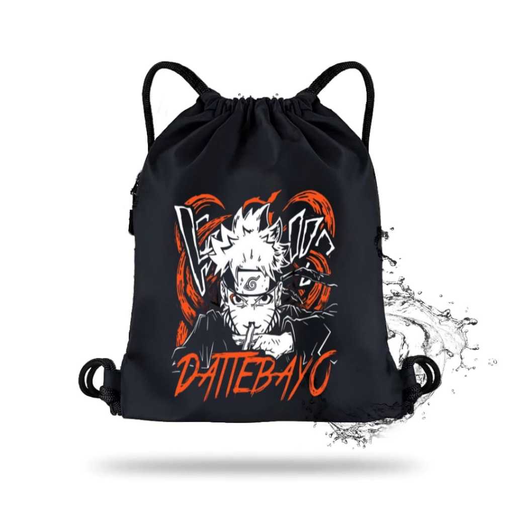 กระเป๋าสะพายข้าง / Gymsack Futsal Sports Drawstring bag for Men and Women, Cordura Canvas Material, 