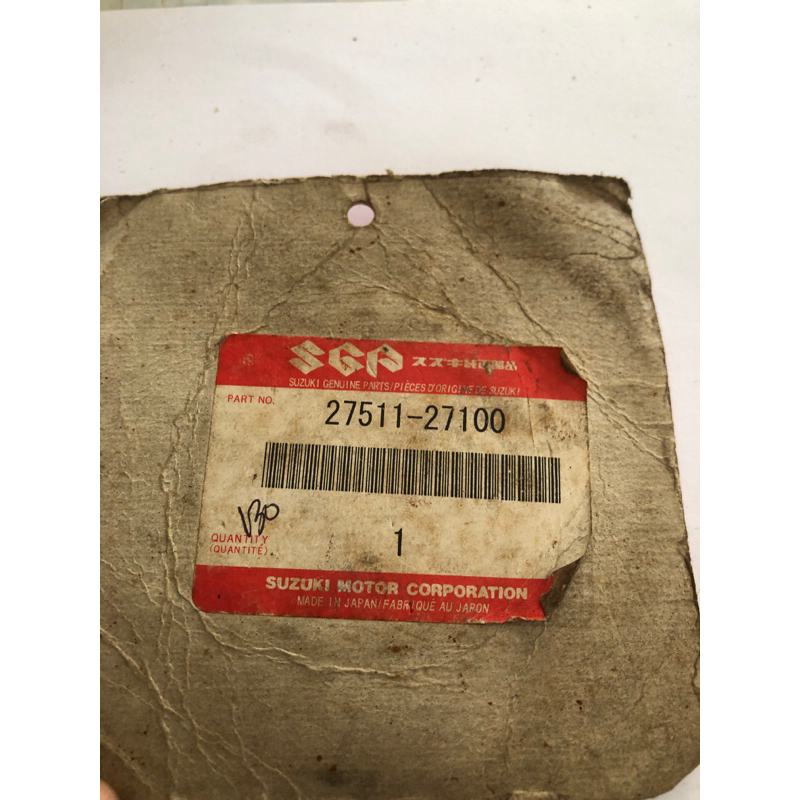 SUZUKI FRONT GEAR TS 125 SIZE 15T ORIGINAL 15 27511-27100