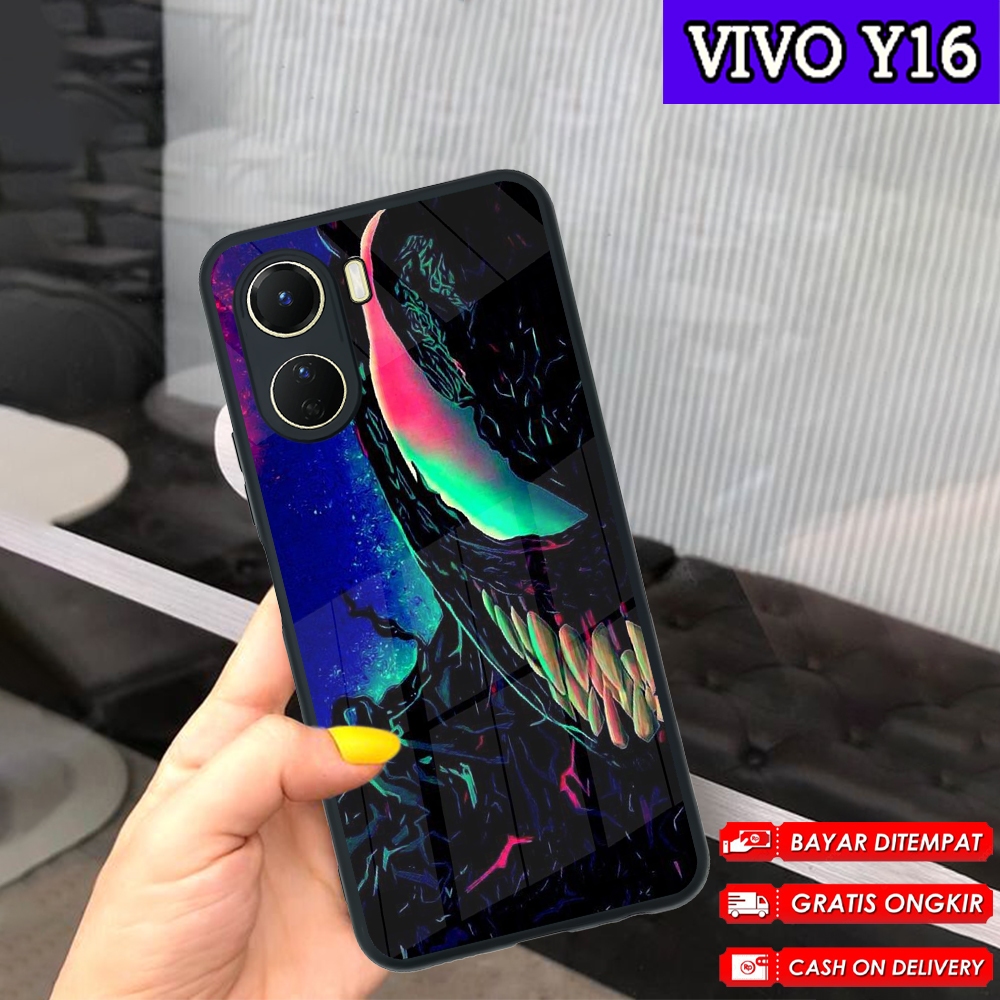 Hp [AN29] เคส Glossy X VIVO Y16 Casing Glitter Pic Motif HD VENOM| เคสโทรศัพท์มือถือ Vivo Y16| เคสร่