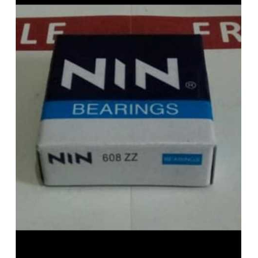 BEARING 608 ZZ (หมวกไอรอน) ยี่ห้อ NIN