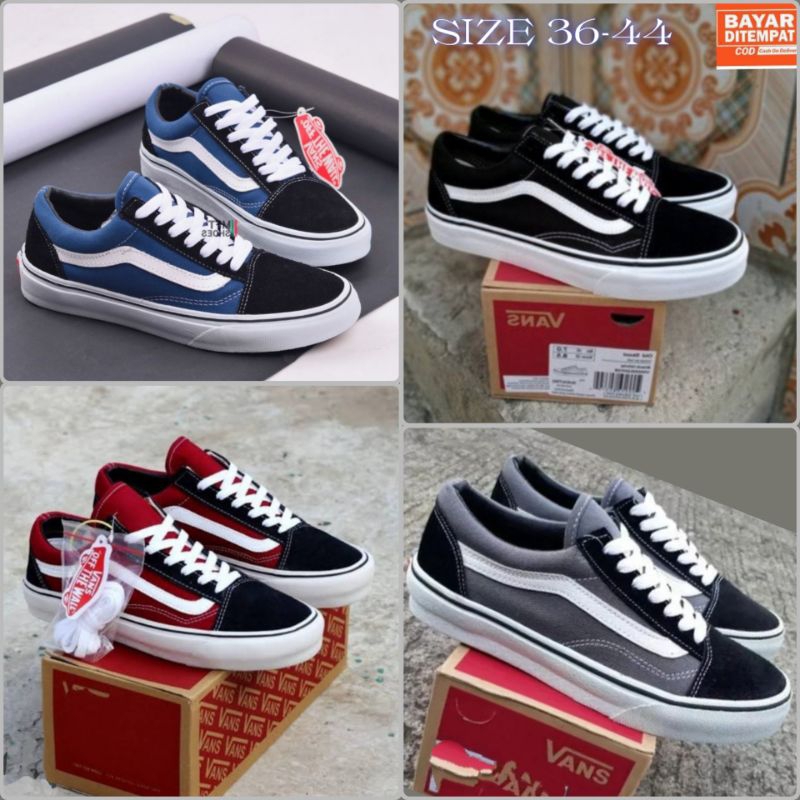 รองเท้า Oldskool สําหรับผู้ชาย ผู้หญิง//รองเท้าทํางาน//รองเท้า SCHOOL/ขนาด 36-44