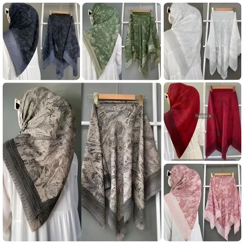 Premium Lasercut Premium Lasercut Hijab Hijab - พิมพ์