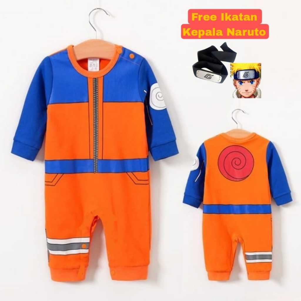 Naruto Pajama Suit ฟรีแถบคาดศีรษะ KONOHA ANIME COSPLAY NARUTO