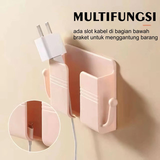 Holder Tempel Dinding Tempat Hp Remot Dll