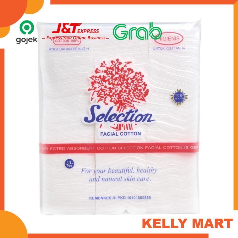 Selection Facial Cotton 35gr / Beauty Cleansing Cotton Facial Cotton