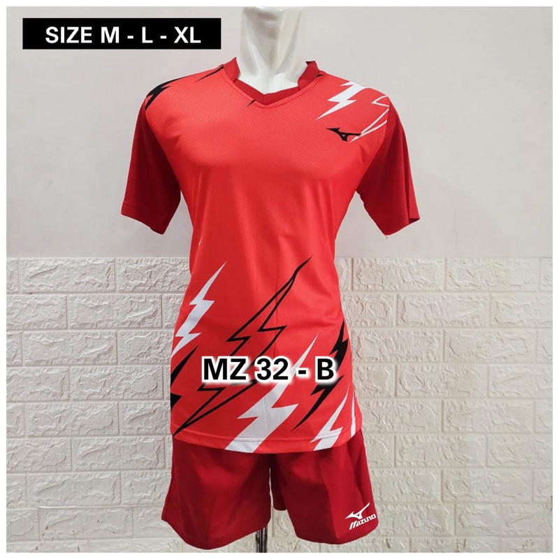 กางเกงวอลเลย์บอลพิมพ์ลาย Mizuno เสื้อวอลเลย์บอล Mizuno ใหม่ล่าสุด เสื้อ Mizuno พิมพ์ลายเต็มตัว