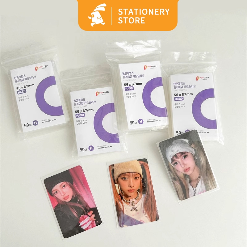 การ์ดใส Toploader / ปลอกการ์ดโปเกมอน / Photocard Toploader / ตัวป้องกันการ์ดเครื่องเขียน Pokemon-Rab