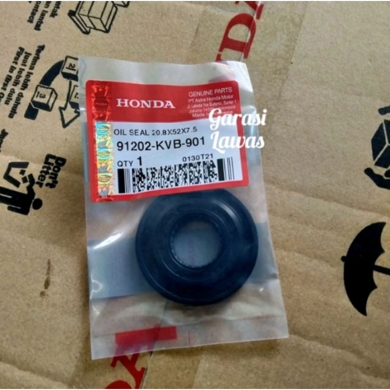 91202-kvb-901 ซีลน้ํามัน 20.8 หลังค่อม5 เดิม ahm honda vario ซีลเพลาข้อเหวี่ยง kvb