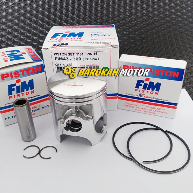 PISTON SEHER ชุด FIM RXK RX KING STD 25 50 75 100 125 150 175 200 225 250 275 300 350 400 PIN 16