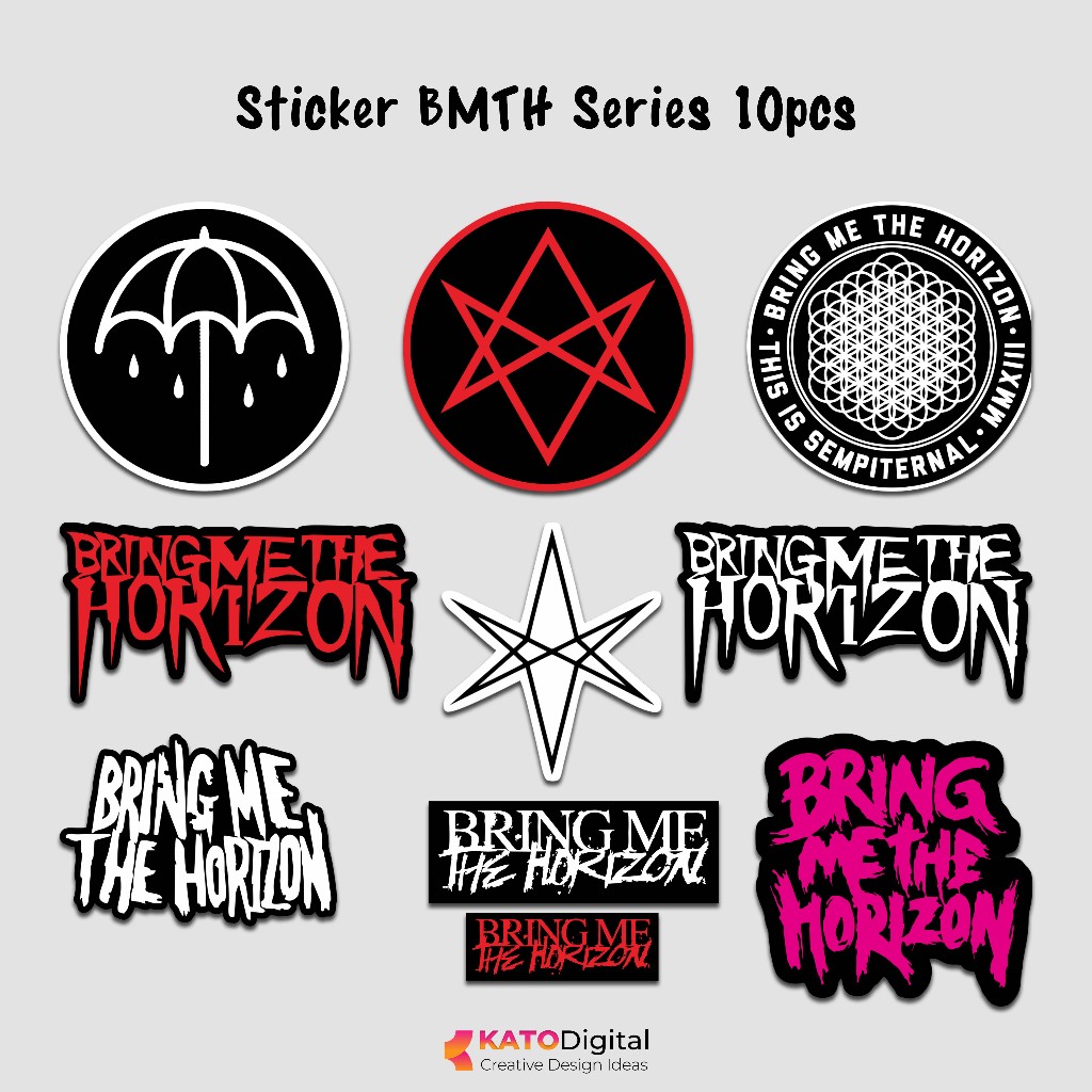 Rock Metal Band Sticker BMTH Punk Music Bring Me the Horizon Sticker HP Laptop Notebook Helmet