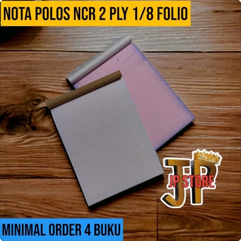 MERAH Ncr Plain 1/8 Folio 2 Ply Note Book | คอปซี่ 2 ตัว | ขาว ขาว ขาว ขาว ขาว | แดง แดง แดง แดง
