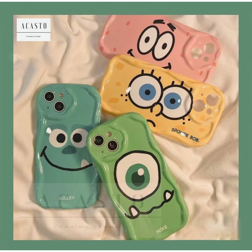 ACT52 SOFTCASE MELTING TPU MOTIF SPONGEB0B สําหรับ SAMSUNG A20 A30 A20S A207F A22 M22 M32 A23 A24 A2