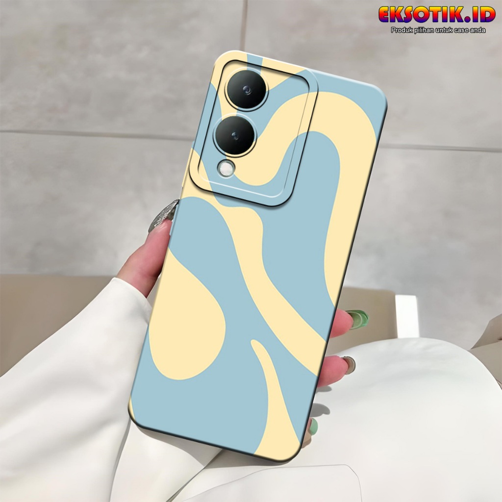 VIVO Y17S กรณี Eksotik.id VIVO Y17S ปลอก VIVO Y17S ซิลิโคนโทรศัพท์มือถือผิวอุปกรณ์เสริม Hardcase Sof
