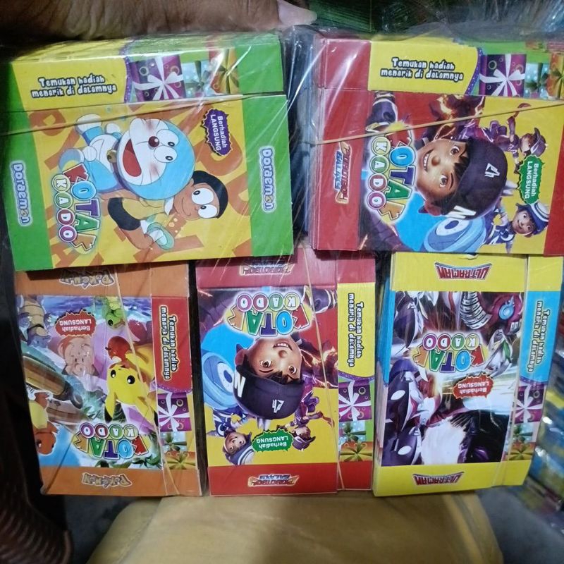 500 ชิ้น กล่องของขวัญเปล่าขนาดเล็กแบบสุ่ม