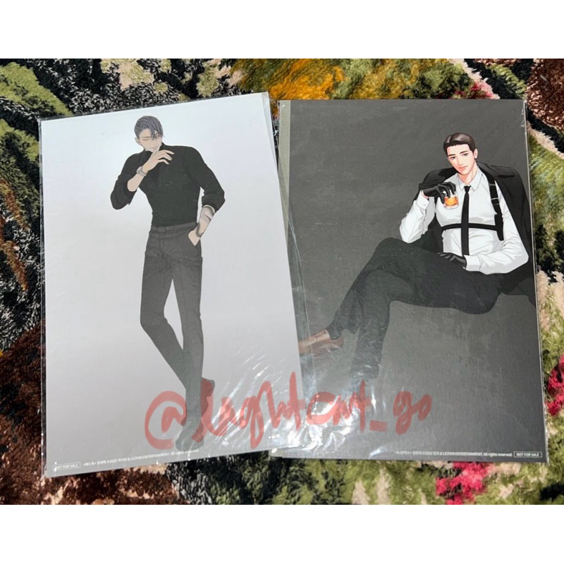 โปสการ์ดอวยพรฤดูกาล Lezhin 2022 // sehyuk myungdae bj md alex mad dog