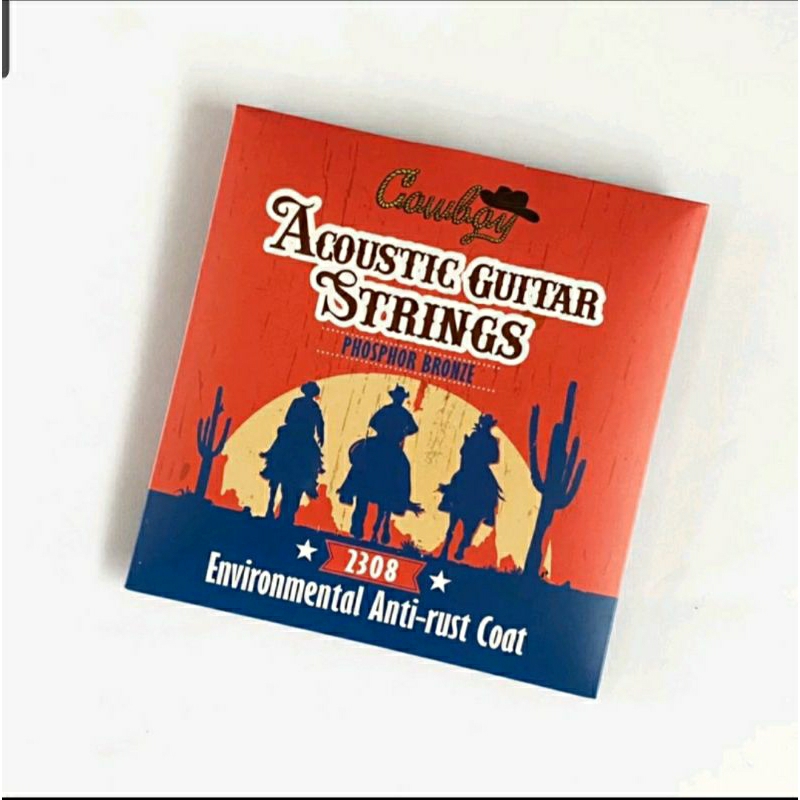 สายกีตาร์โปร่ง COWBOY ดั้งเดิม 1 SET