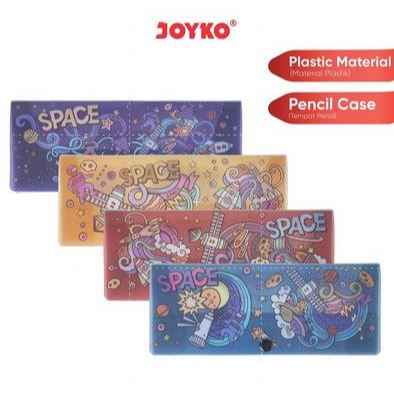 Joyko PC-0717PL & PC-0717SC กล่องดินสอวัสดุพลาสติก RANDOM VARIATIONS อุปกรณ์การเรียนสําหรับเด็ก - เด