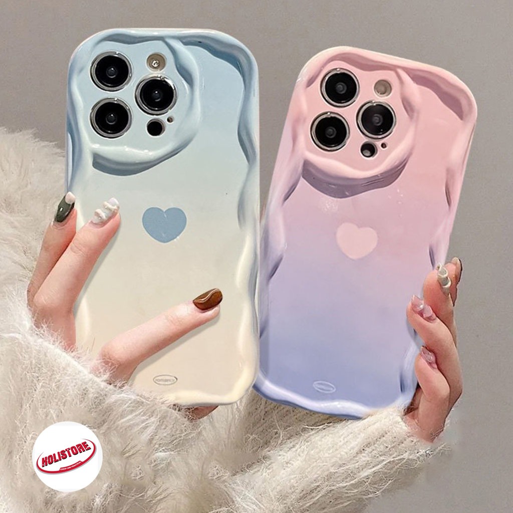 SOFTCASE SILICON CASING MELTING CLEAR SHOCKPROOF LOVE สําหรับ OPPO A58 A78 A72 A74 A95 A76 A36 A78 F