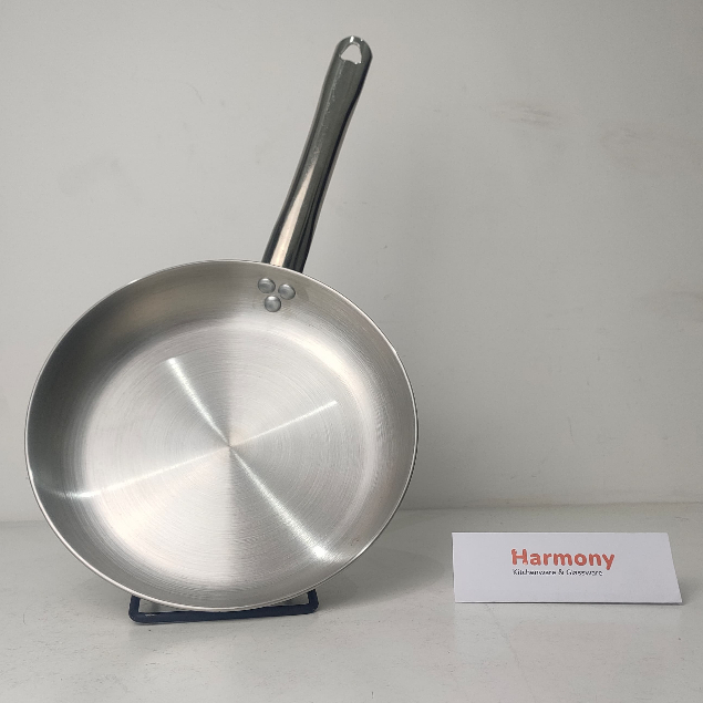 กระทะทอด 26 ซม. SS-PX323 กระทะสแตนเลสหนาเต็มรูปแบบ