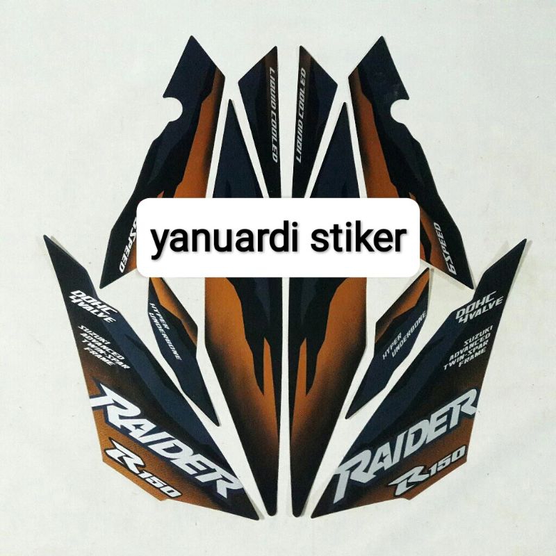 สติ๊กเกอร์ STRIPING LIST SATRIA FU 150 FI RAIDER 2023 ใหม่ RAIDER 150 ใหม่ล่าสุด
