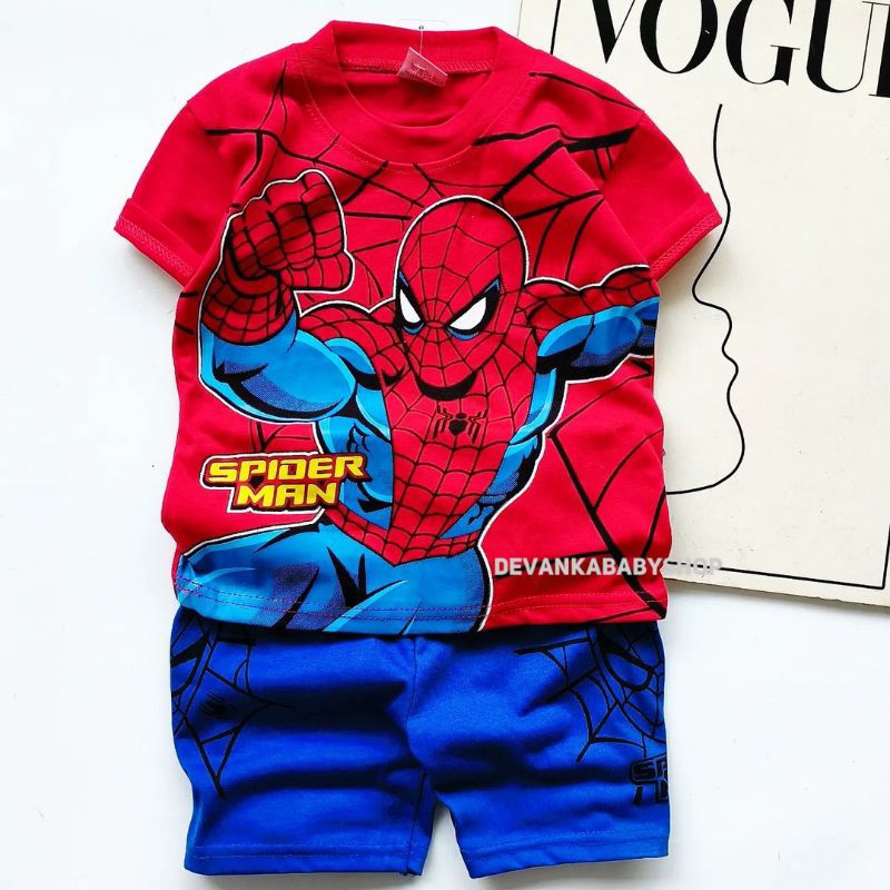 Children& 39;s SPIDERMAN CLOTHES SUPERHERO KIDS SET พร้อมหมวกและปีกสําหรับอายุ 1-10 ปี