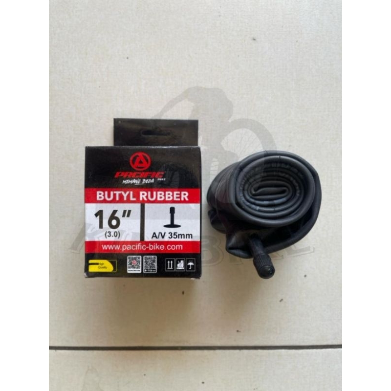Pacific Bicycle Inner Tube 16 x 3.0 Jumbo Tyre Valve A/V 35mm Free Packing Bubble Wrap