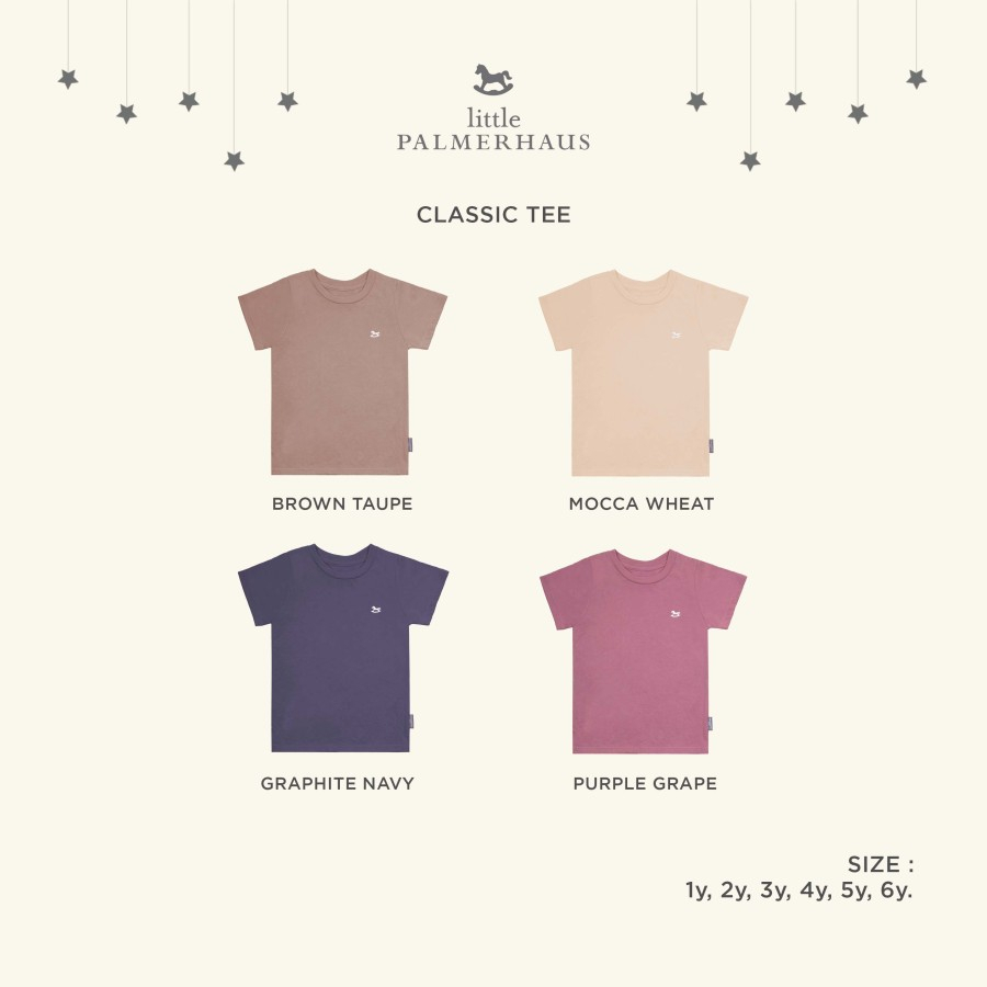 Little Palmerhaus 1y/2y/3y/4y/5y/6y CLASSIC TEE / เสื้อยืดสีพื้น