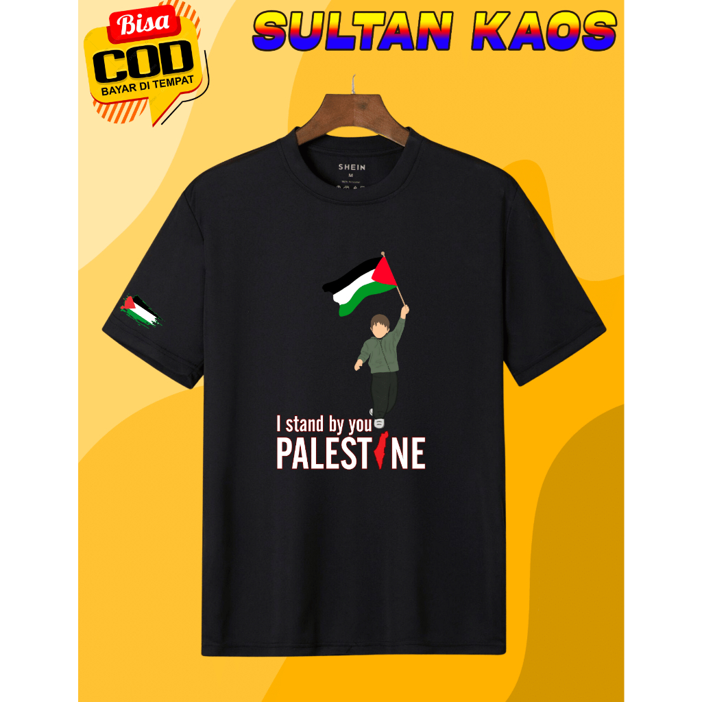 Stand By You Palestine Sultan Kaos89 Baju Katun Distro Stand By You Palestine - Baju Save Gaza - Top