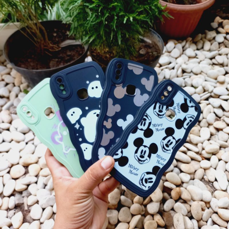 Vivo 1727 1723 V9 V9 Pro Softcase Wave Mickey Mouse Motif