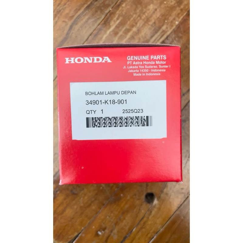 ลูกหน้า 34901-K18-901 HEADLIGHT BULB VERZA Scoopy 12V 35W 3 ขา 34901K18901 AM