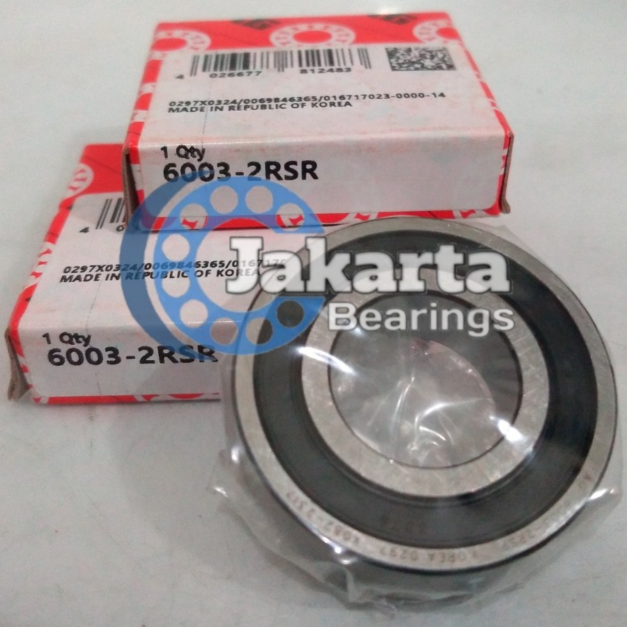 BEARING 6003 2RSR / 6003 2RS C3 FAG หมวกยางเดิม