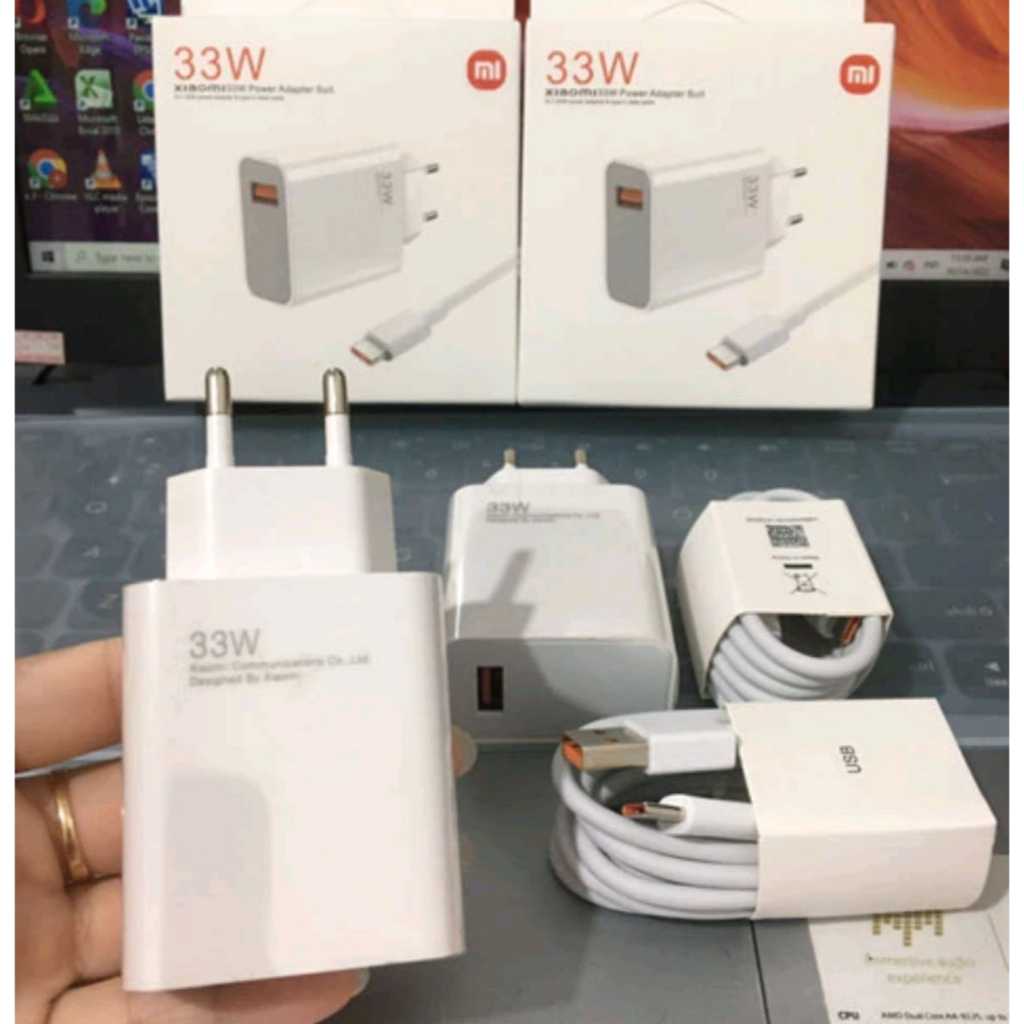 Xiaomi 33Watt Micro USB และ Type C Turbo Fast Charging Charger - รุ่น MDY-11-EZ