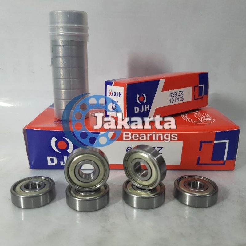 BEARING 629 ZZ / 629ZZ IRON CAP DJH ยี่ห้อ By NKN 9X26X8