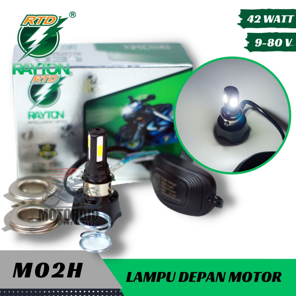 RAYTON 4 ด้าน RTD M02H 40w H6 H4 HS1 AC/DC รถจักรยานยนต์ LED BULB