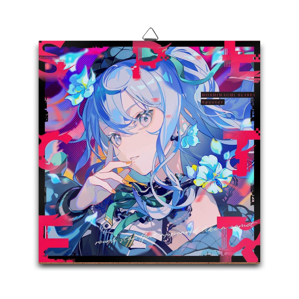 Kayu Vtuber โปสเตอร์ติดผนังอนิเมะ Hoshimachi SUISEI SPECTER - Holo JP วัสดุ Mdf