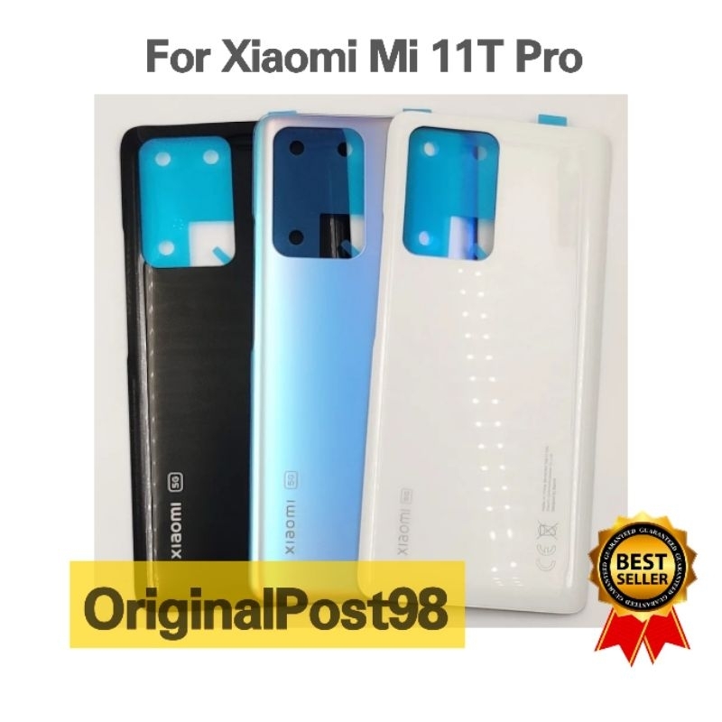 ฝาหลังแบตเตอรี่ Backdoor Xiaomi Mi 11T Mi 11T Pro เคสหลังประตู Mi11t Pro 5G