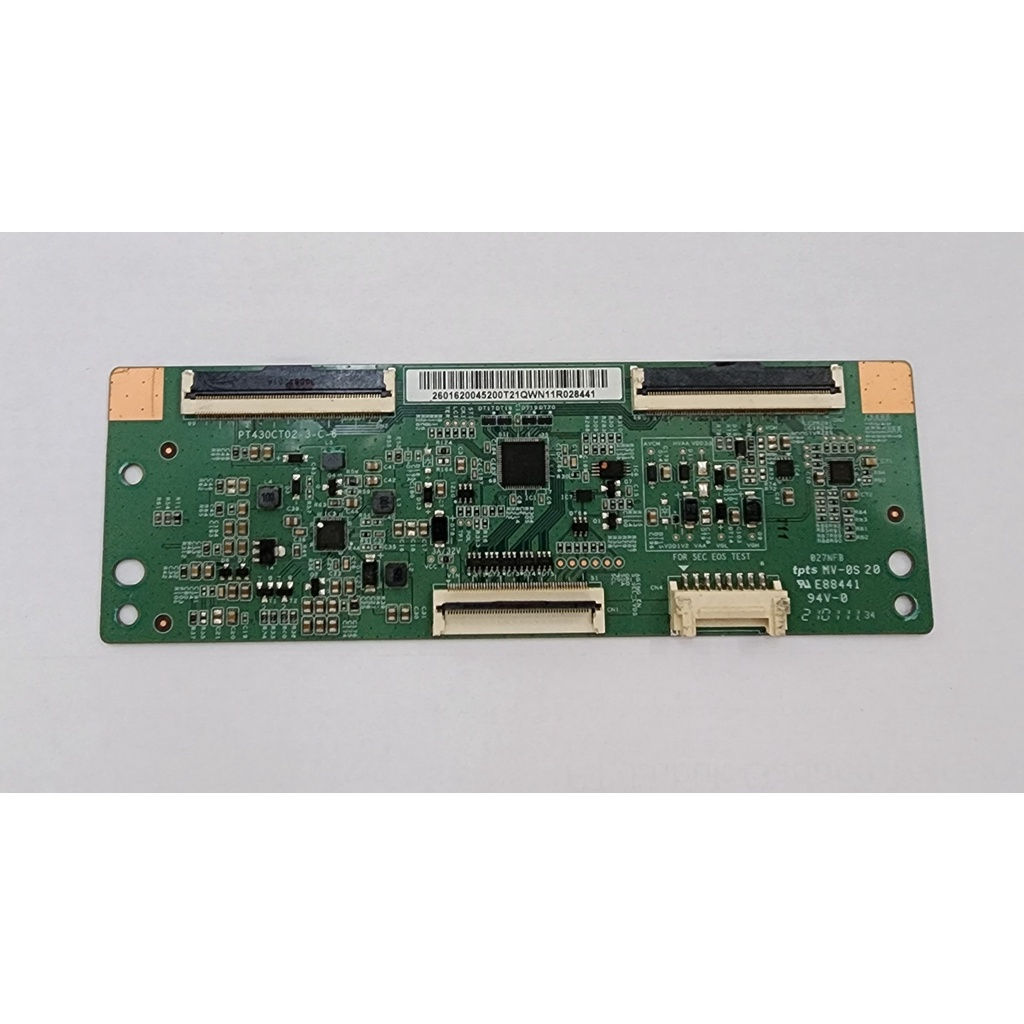 TCon Ticon Samsung 43 นิ้ว PT430CT02-3-C-6 TPTS MV-0S 20 E88441 94V-0 สําหรับ Samsung 43 นิ้ว